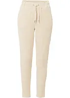 Pantaloni in velluto con cinta elastica, bonprix