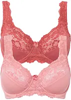 Reggiseno minimizer con ferretto (pacco da 2), bonprix