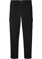 Pantaloni cargo elasticizzati slim fit straight, bonprix