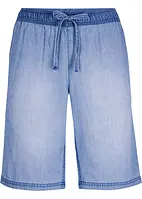 Bermuda in denim leggero con TENCEL® Lyocell e cinta comoda, bonprix