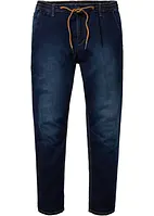 Jeans in felpa con elastico in vita regular fit, tapered, bonprix