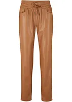 Pantaloni in similpelle con elastico in vita, bonprix