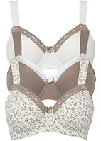 Reggiseno con ferretto e cotone biologico (pacco da 3), bonprix