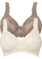 Reggiseno minimizer con ferretto (pacco da 2), bonprix