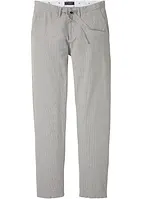 Pantaloni chino in misto lino con elastico in vita regular fit, straight, bonprix