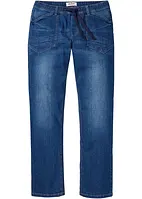 Jeans con elastico in vita e taglio comfort loose fit, straight, bonprix