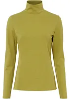 Maglia elasticizzata a collo alto e a maniche lunghe, bonprix