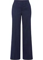 Pantaloni gessati con gambe larghe, bonprix