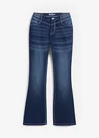 Jeans termici elasticizzati con interno morbido e superficie garzata, bootcut, bonprix