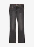 Jeans elasticizzati bootcut, vita media, bonprix