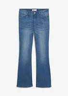 Jeans elasticizzati comfort bootcut, vita media, bonprix