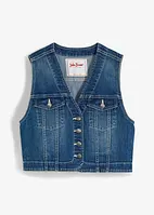 Gilet in jeans elasticizzato, bonprix