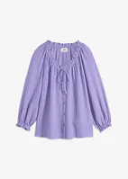 Blusa svasata strutturata con ruches, bpc bonprix collection