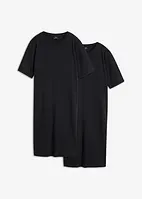 Abito t-shirt oversize (pacco da 2), bonprix