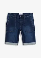 Bermuda in jeans elasticizzati, regular fit, John Baner JEANSWEAR