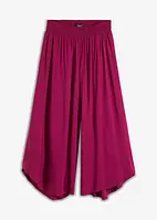 Pantaloni culotte al polpaccio con cinta comoda, bonprix