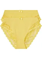 Slip alto con poliammide riciclata ( pacco da 2), bonprix