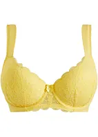 Reggiseno con coppe preformate, ferretto e poliammide riciclata, bonprix