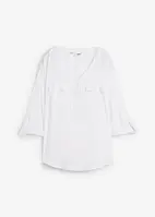 Blusa a maniche lunghe con scollo a V, bonprix