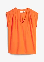 Blusa a maniche corte con scollatura a V, bonprix