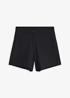 Shorts in misto lino dal taglio diritto, bpc bonprix collection