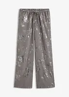 Pantaloni con stampa lucida, bonprix