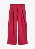 Pantaloni elasticizzati a palazzo con pinces, bonprix