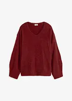 Maglione in filato piumato morbido, bonprix