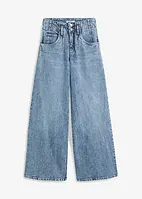 Jeans wide leg, a vita alta, bonprix