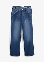 Jeans cargo, a vita media, bonprix