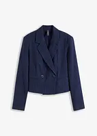 Blazer corto gessato, bonprix