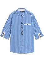 Camicia bavarese con maniche arrotolabili, bonprix