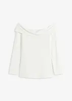 Maglia a costine con spalle scoperte, bonprix