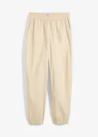 Pantaloni jogger con cinta comoda in popeline, bonprix