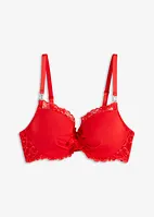 Reggiseno con coppe preformate, ferretto e poliammide riciclata, bonprix