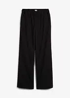 Pantaloni larghi in simil lana, bonprix