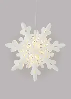 Decorazione da appendere LED fiocco di neve in carta, bonprix