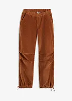 Pantaloni parachute di velluto a coste, bonprix