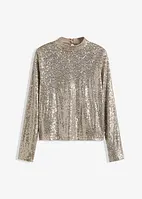 Blusa con paillettes, bonprix