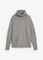 Maglione a collo alto con strass, bonprix