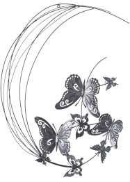 Decorazione da parete con farfalle, bpc living bonprix collection