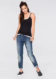 Top con spalline sottili in puro cotone (pacco da 2), bonprix