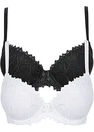 Reggiseno con coppe preformate e ferretto (pacco da 2), bonprix