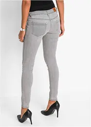 Jeans skinny elasticizzati, a vita media, bonprix