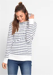 Felpa con cappuccio in misto cotone, bonprix