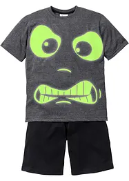 Pigiama corto Glow in the Dark, bonprix