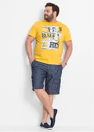 Bermuda cargo in puro cotone, loose fit, bonprix