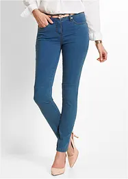 Jeans elasticizzati slim, a vita media, bonprix