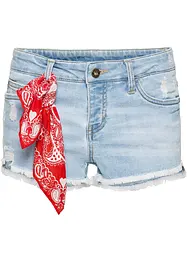 Shorts di jeans con bandana, RAINBOW