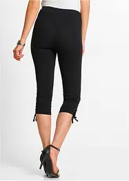 Leggings capri con arricciatura, bonprix